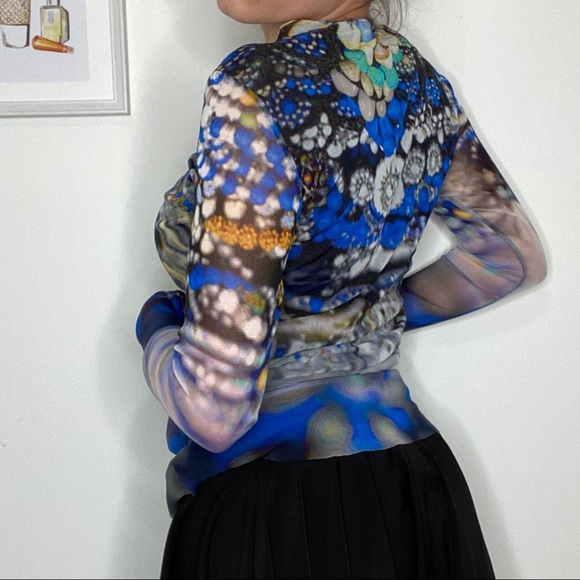 *SOLD ON VINTED* Y2K Mesh Long Sleeve - Picture 3 of 4